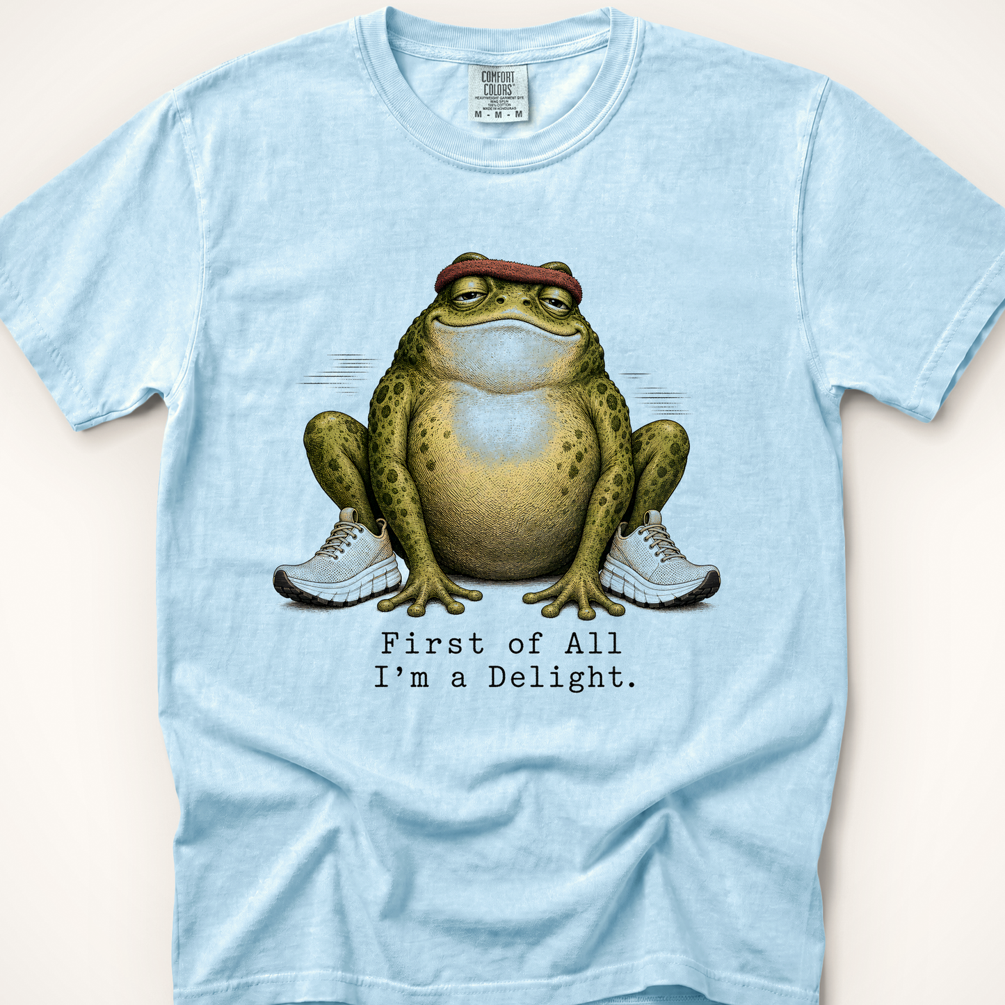 First of All Frog T-Shirt - Chambray