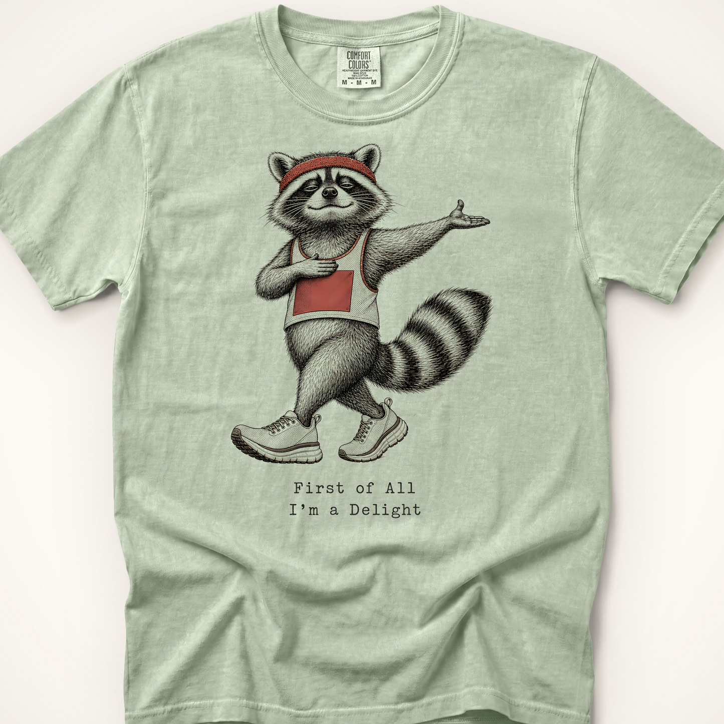 First of All Raccoon T-Shirt - Bay
