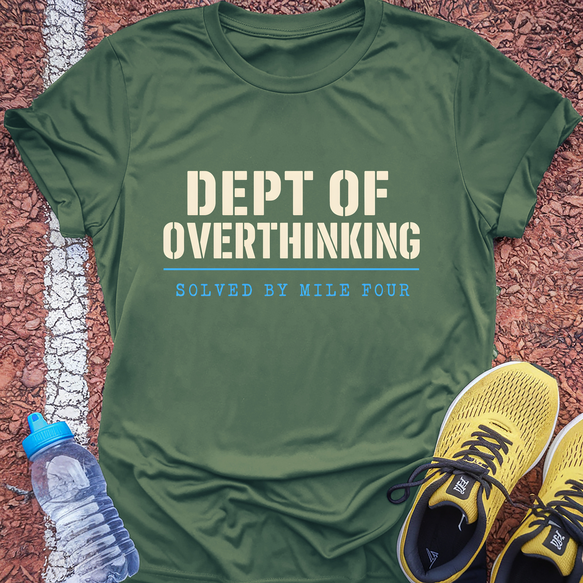 Dept of Overthinking T-Shirt - Military Green