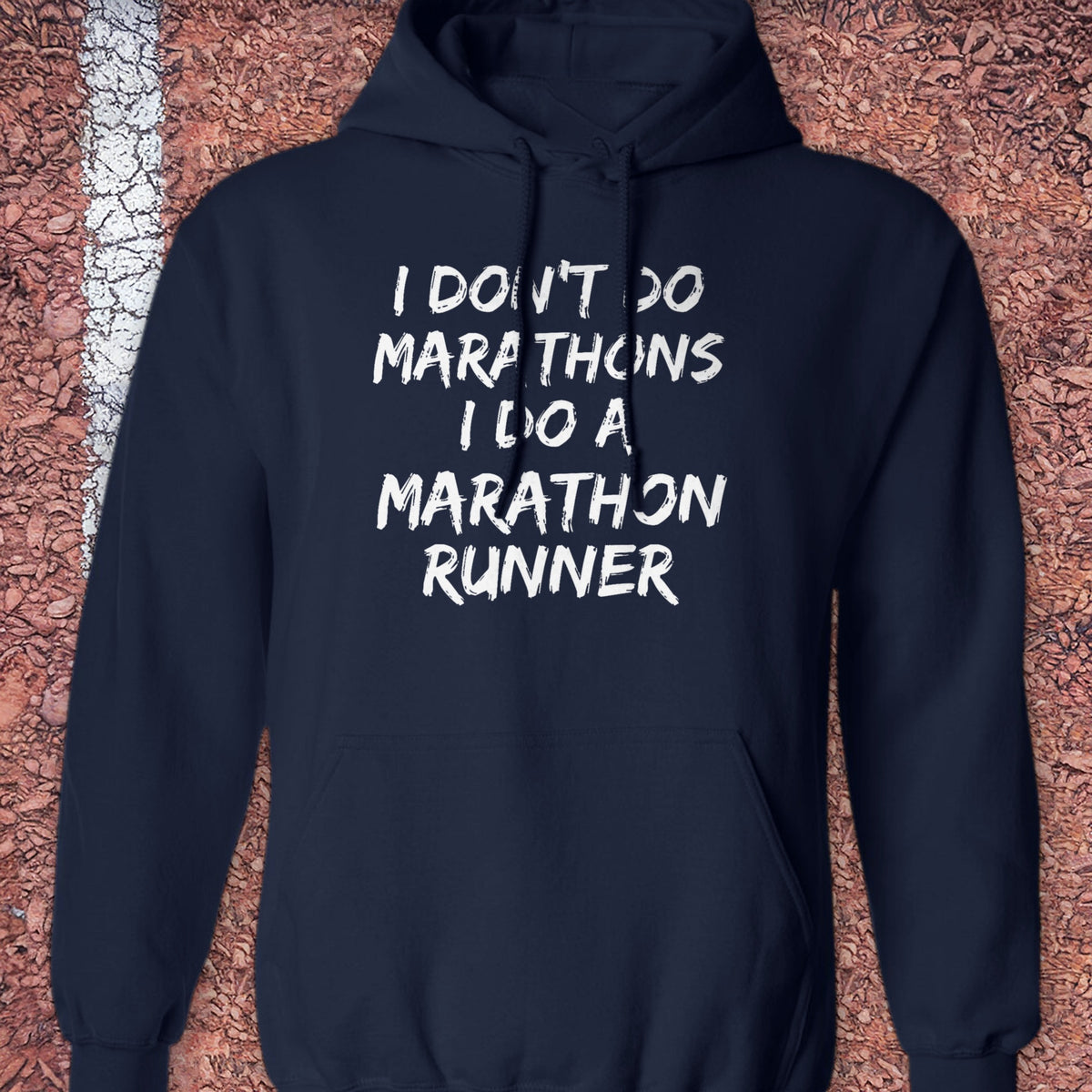 Do a Marathon Runner Hoodie - Navy