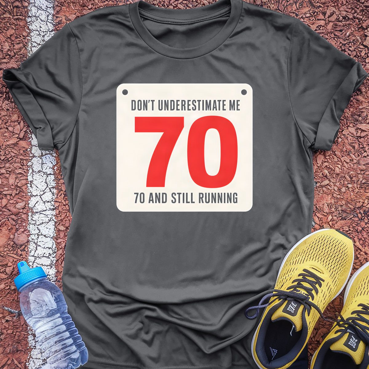 Don't Underestimate Me T-Shirt - Charcoal