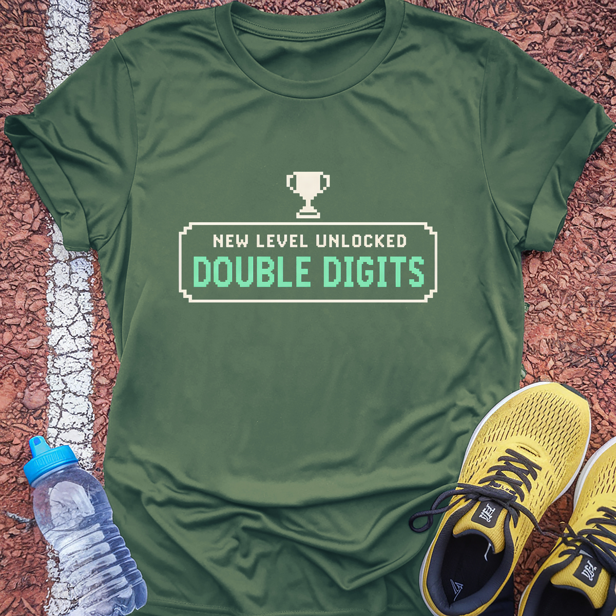 Double Digits Unlocked T-Shirt - Military Green