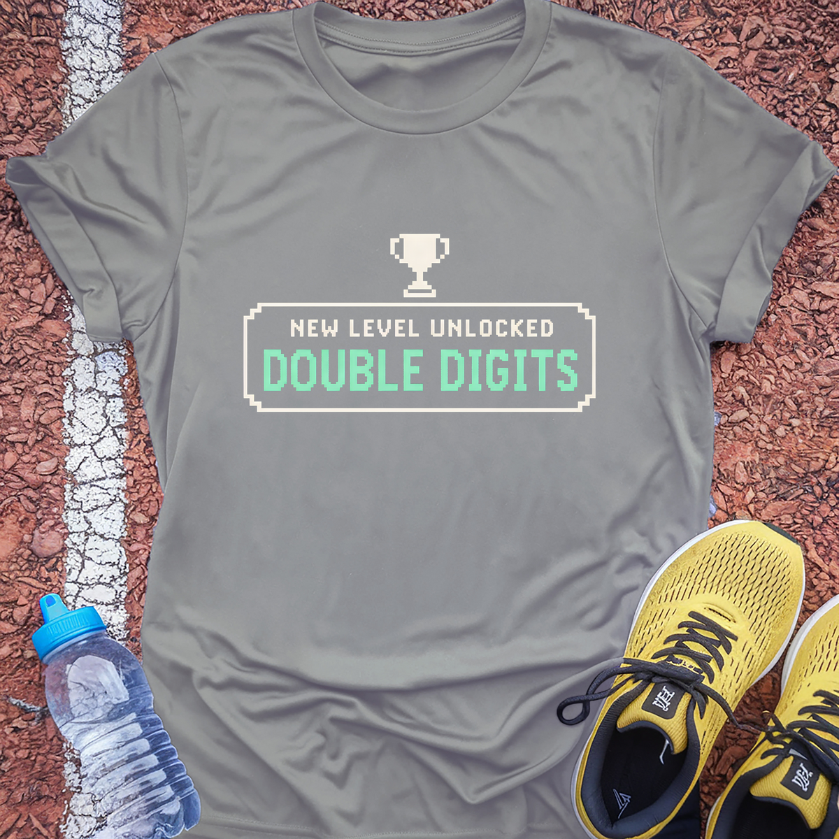 Double Digits Unlocked T-Shirt - Sport Grey