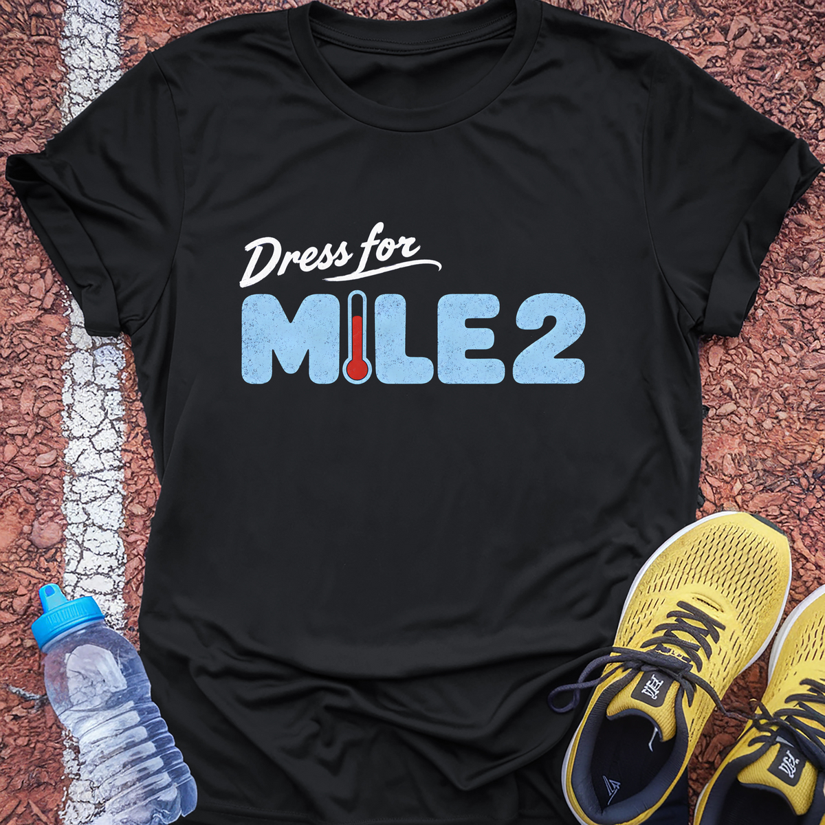 Dress For Mile 2 T-Shirt - Black