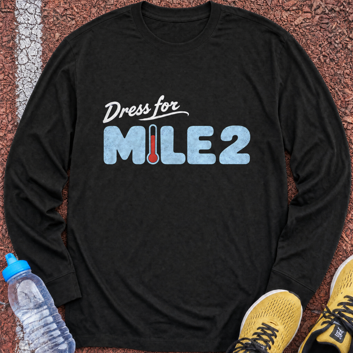 Dress For Mile 2 Long Sleeve - Black