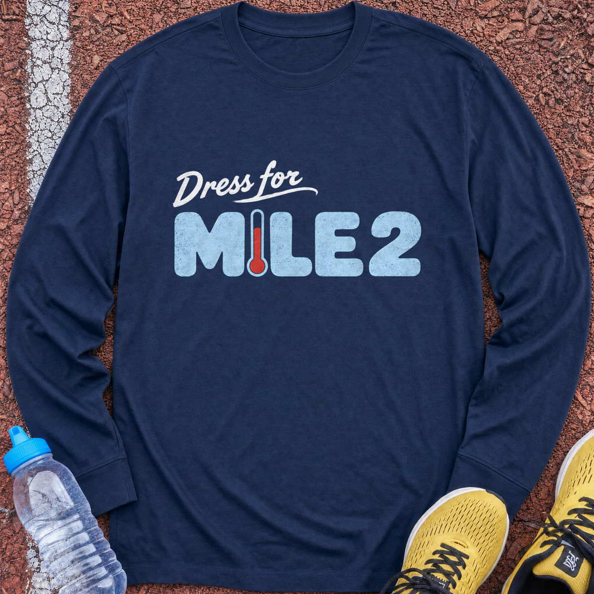 Dress For Mile 2 Long Sleeve - Navy