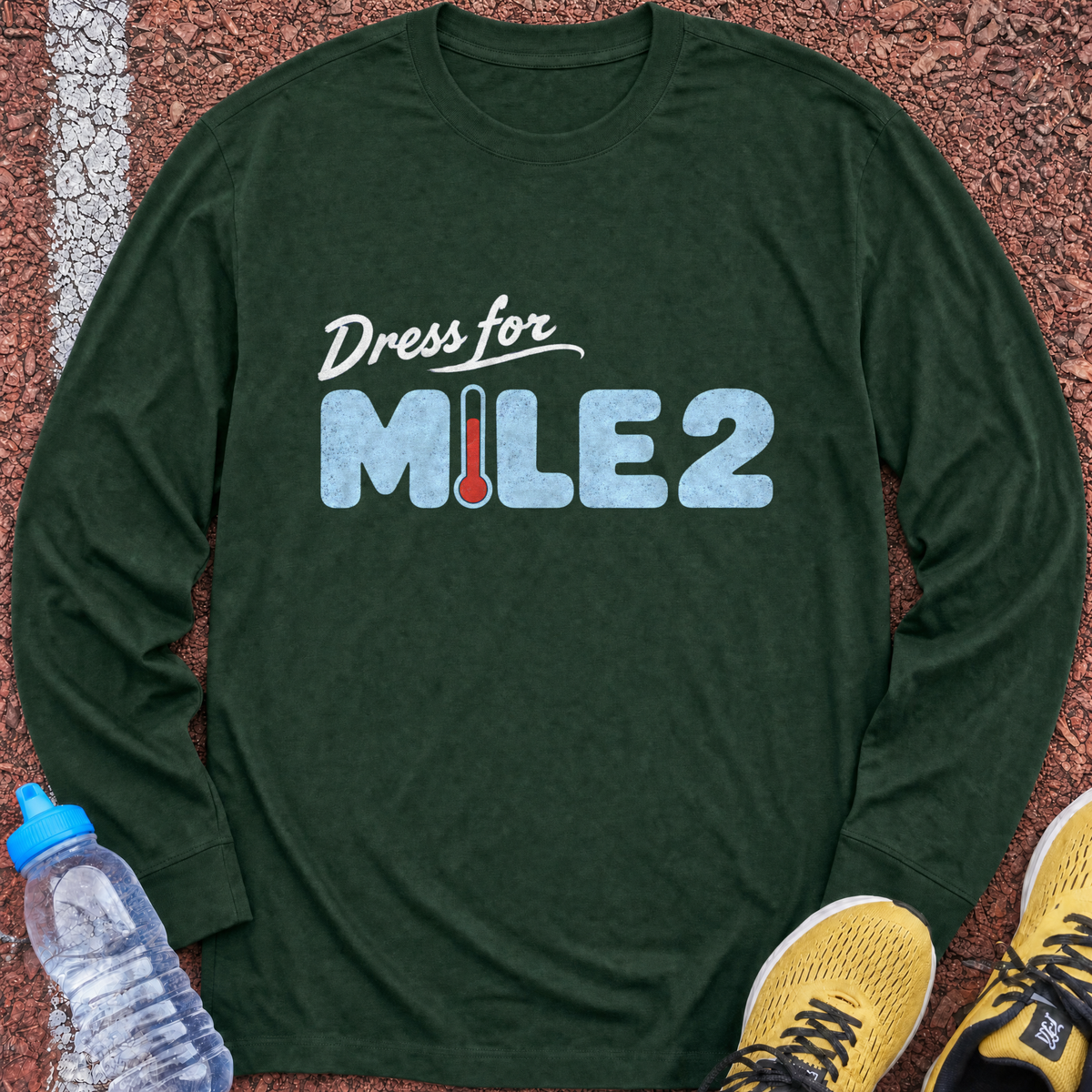 Dress For Mile 2 Long Sleeve - Forest Green