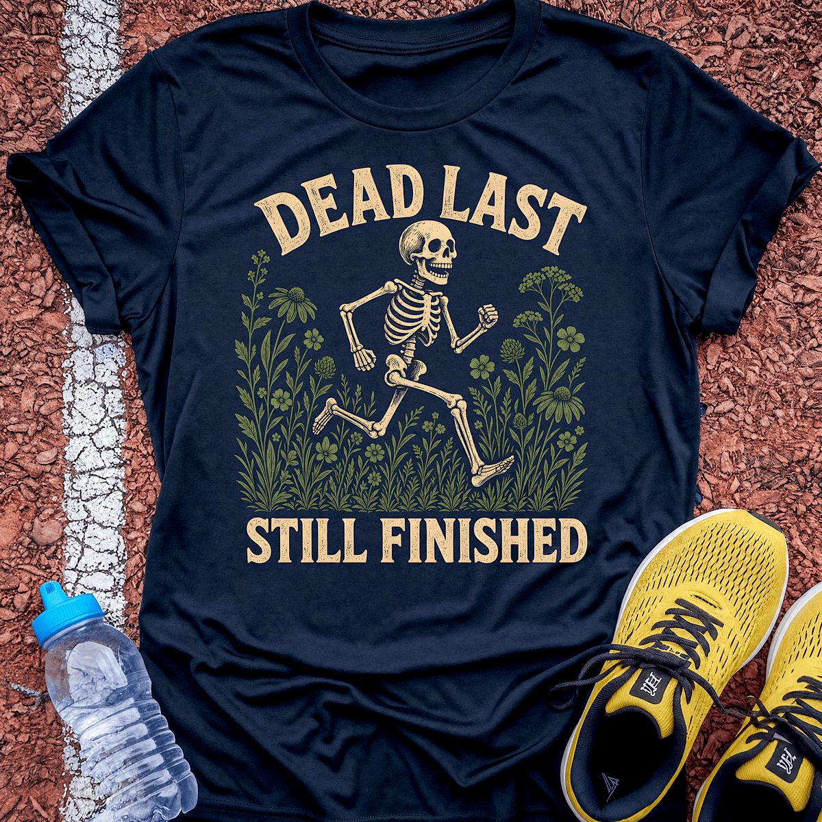 Dead Last T-Shirt - Navy