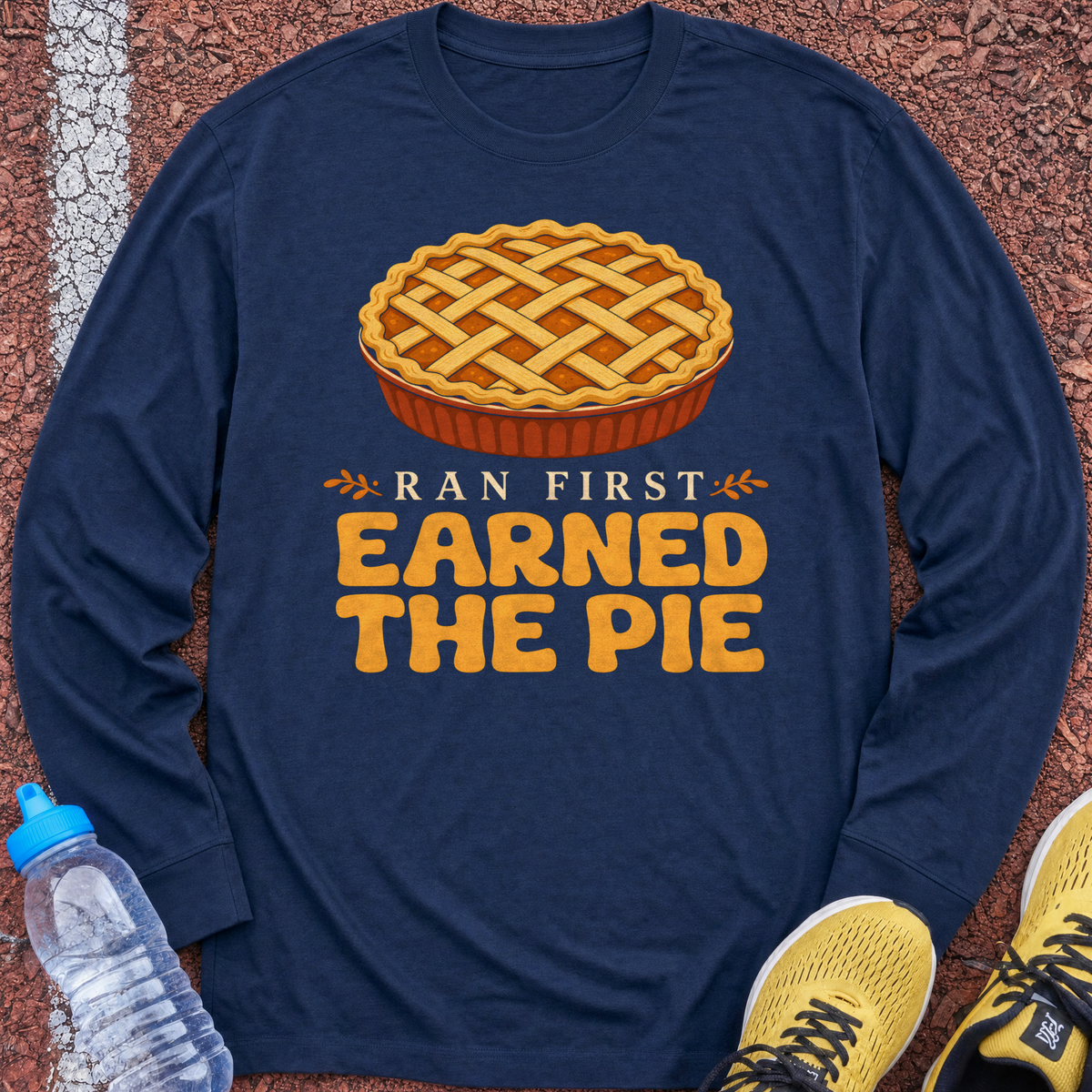 Earned the Pie Long Sleeve - Navy