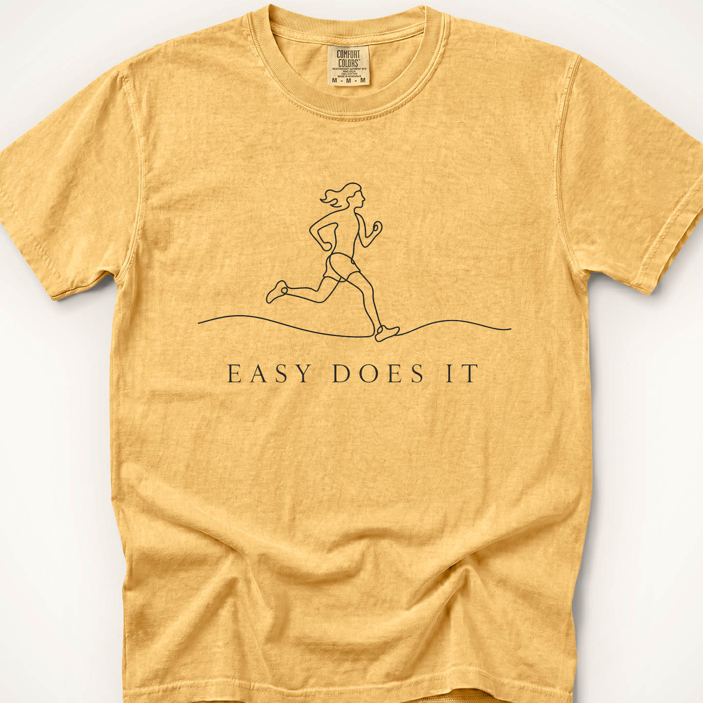 Easy Does It T-Shirt - Mustard