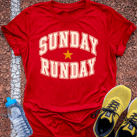 Sunday Runday T-Shirt - Red