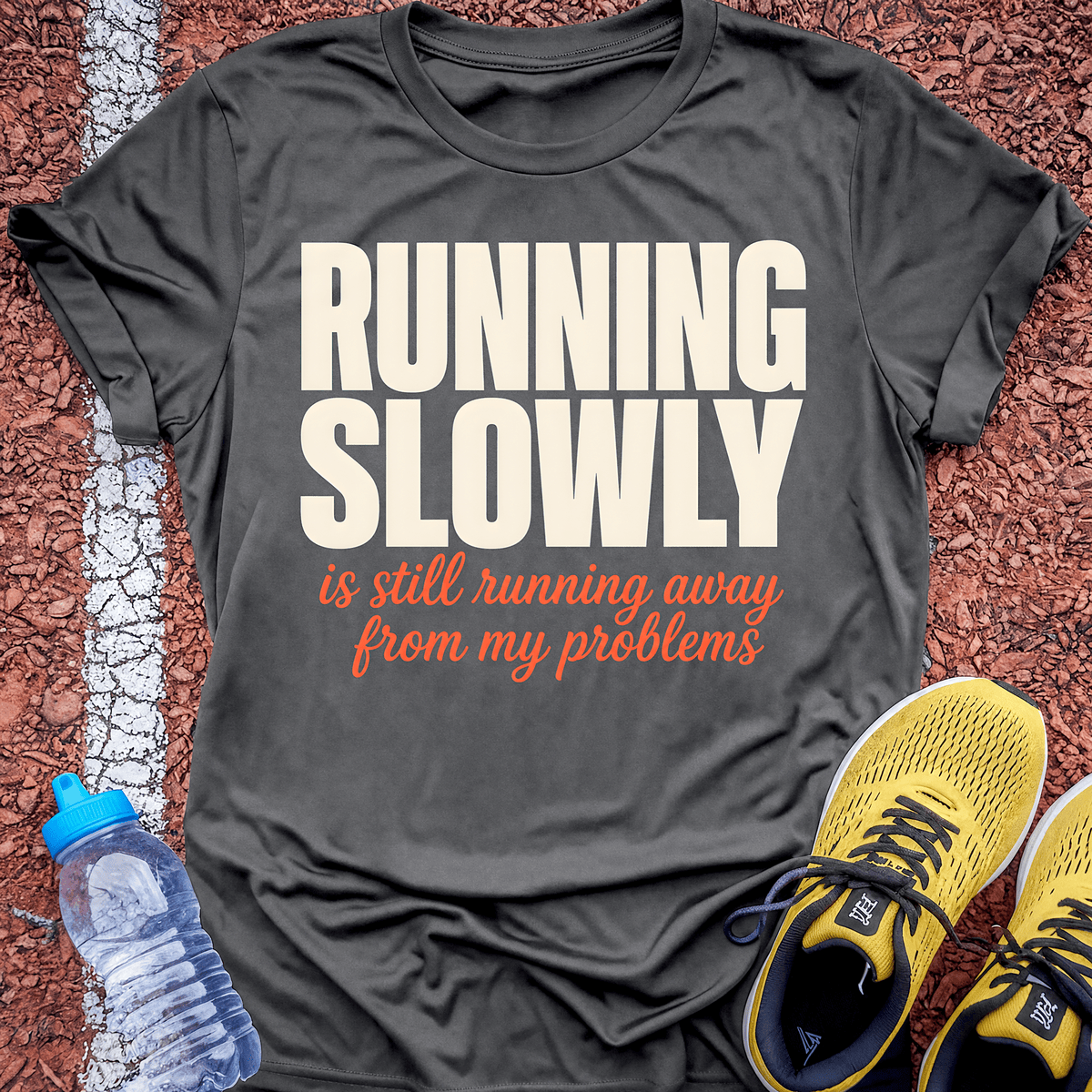 Running Away From My Problems - Charcoal