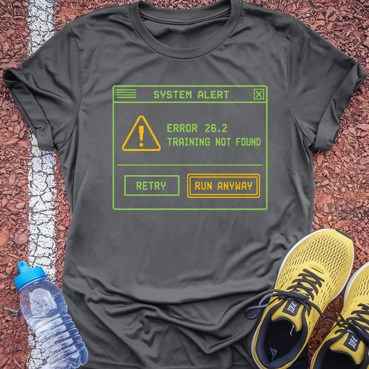Error 26.2 T-Shirt - Charcoal