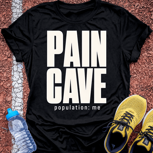 Pain Cave T-Shirt - Black