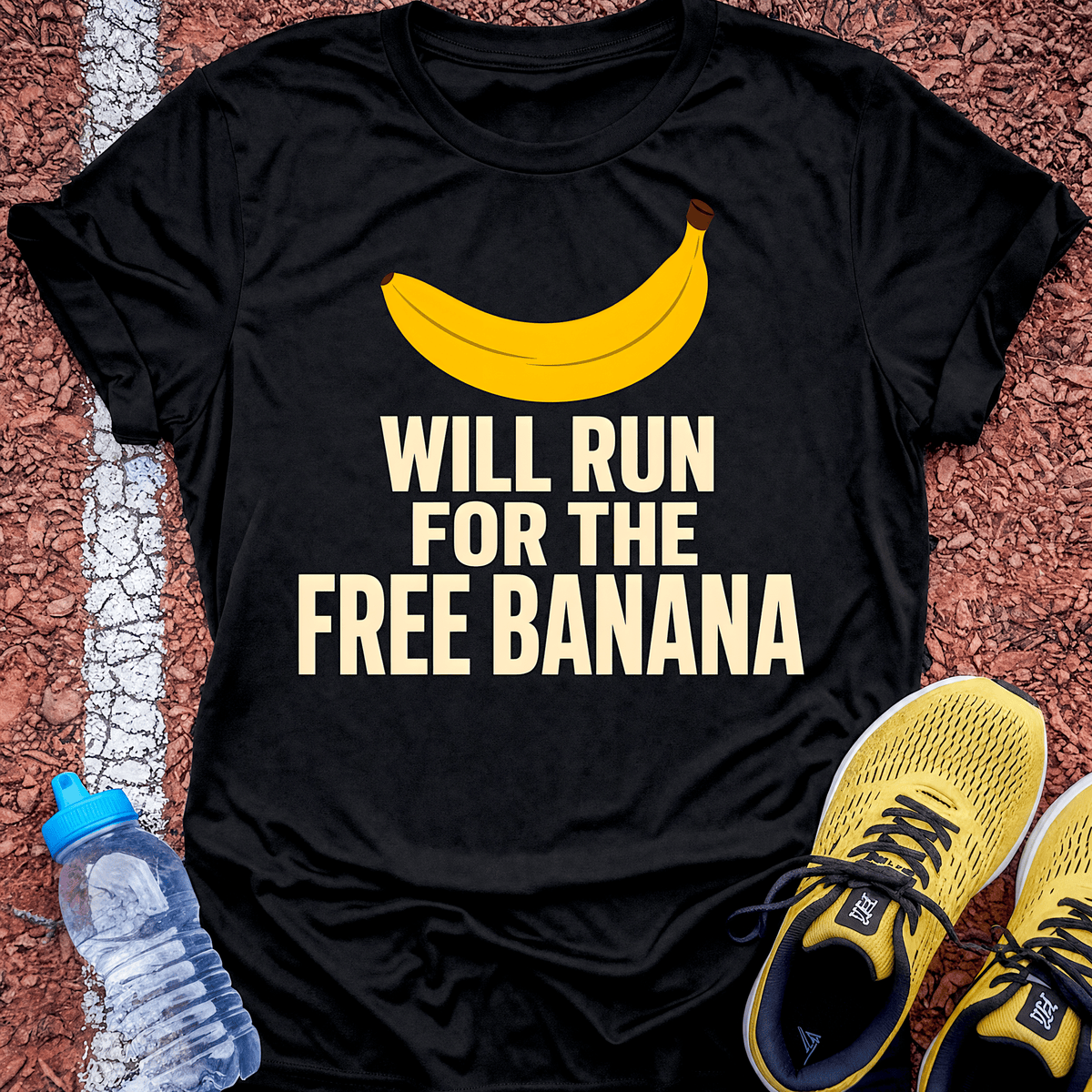 Will Run for the Free Banana - Black