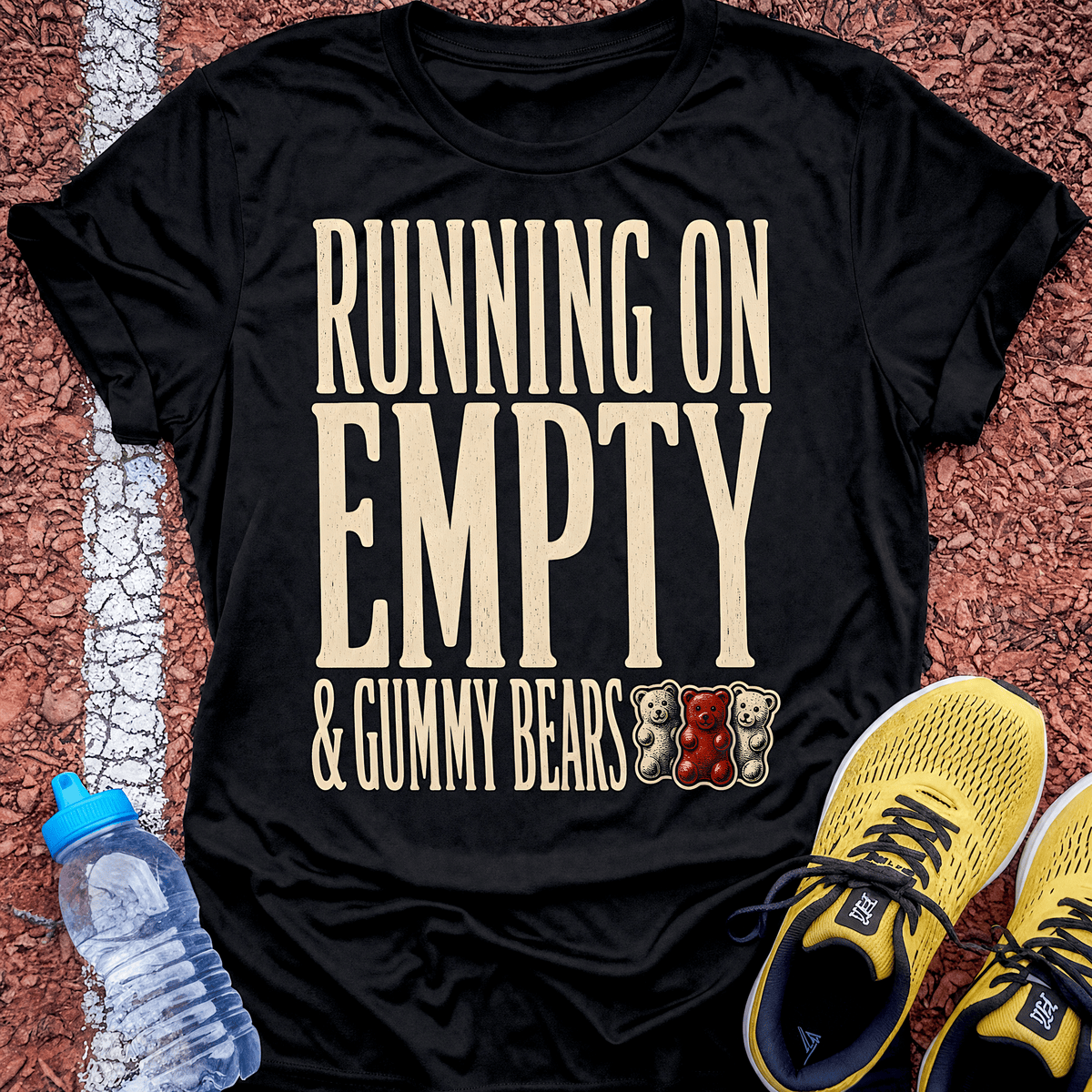 Running on Empty T-Shirt - Black