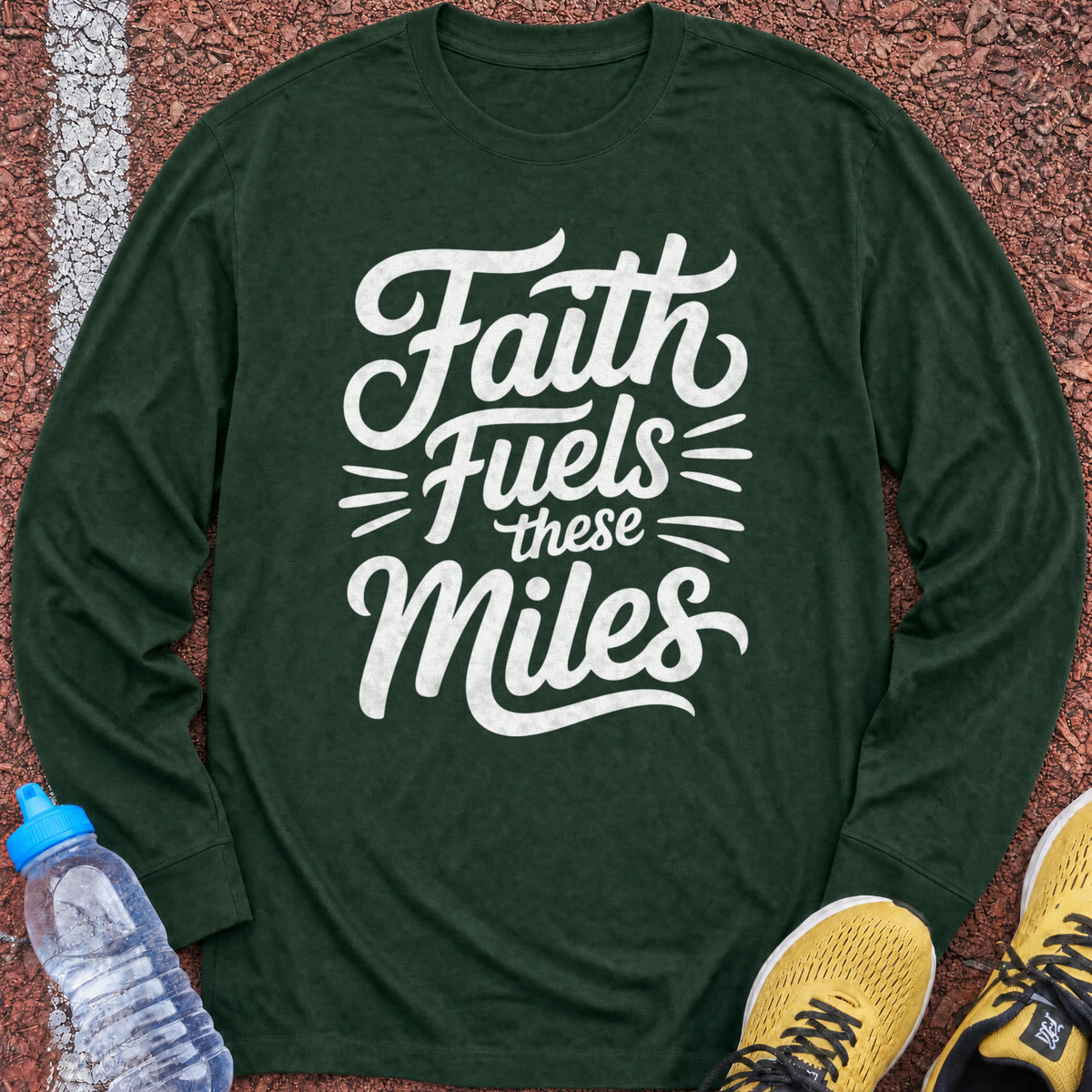 Faith Fuels Long Sleeve - Forest Green