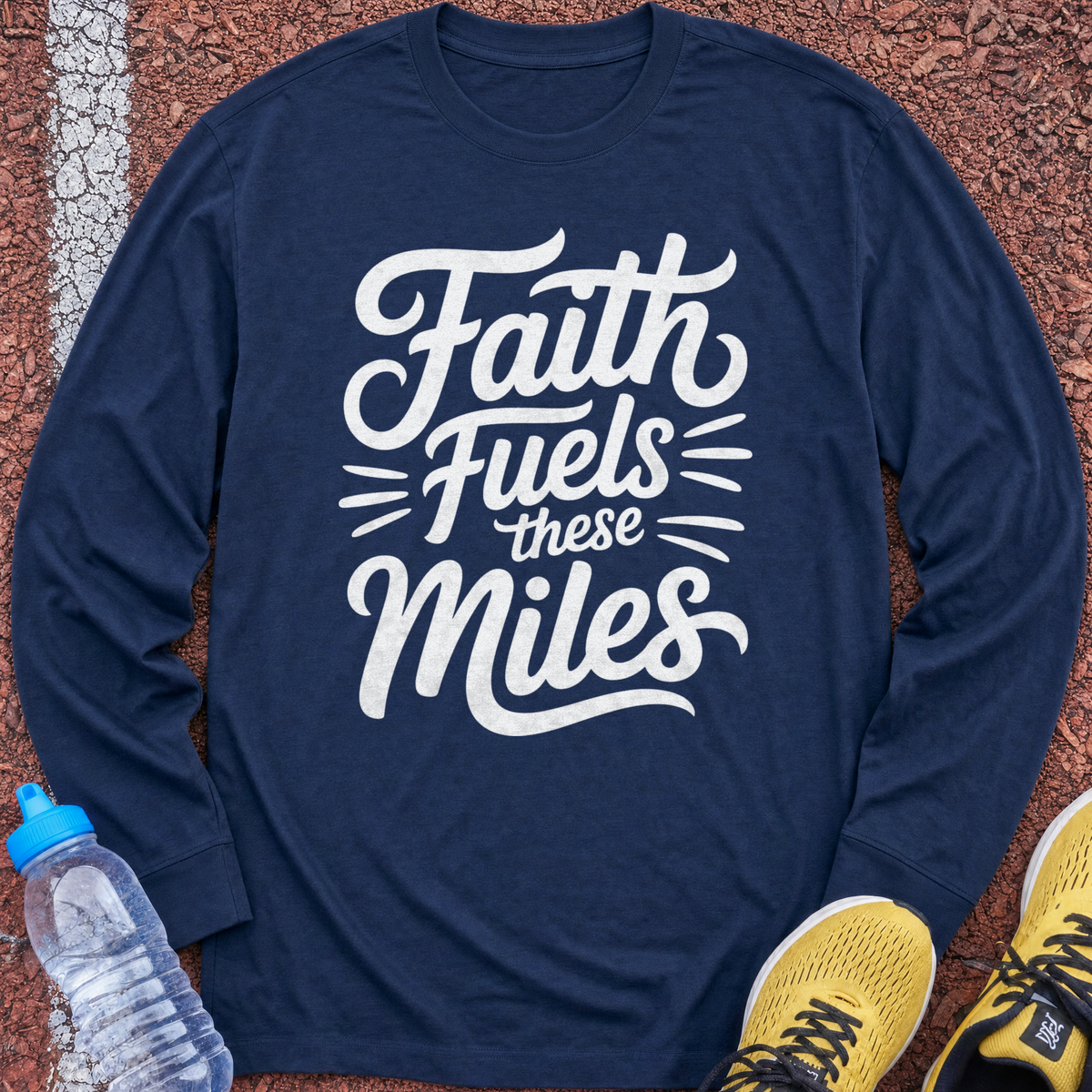 Faith Fuels Long Sleeve - Navy