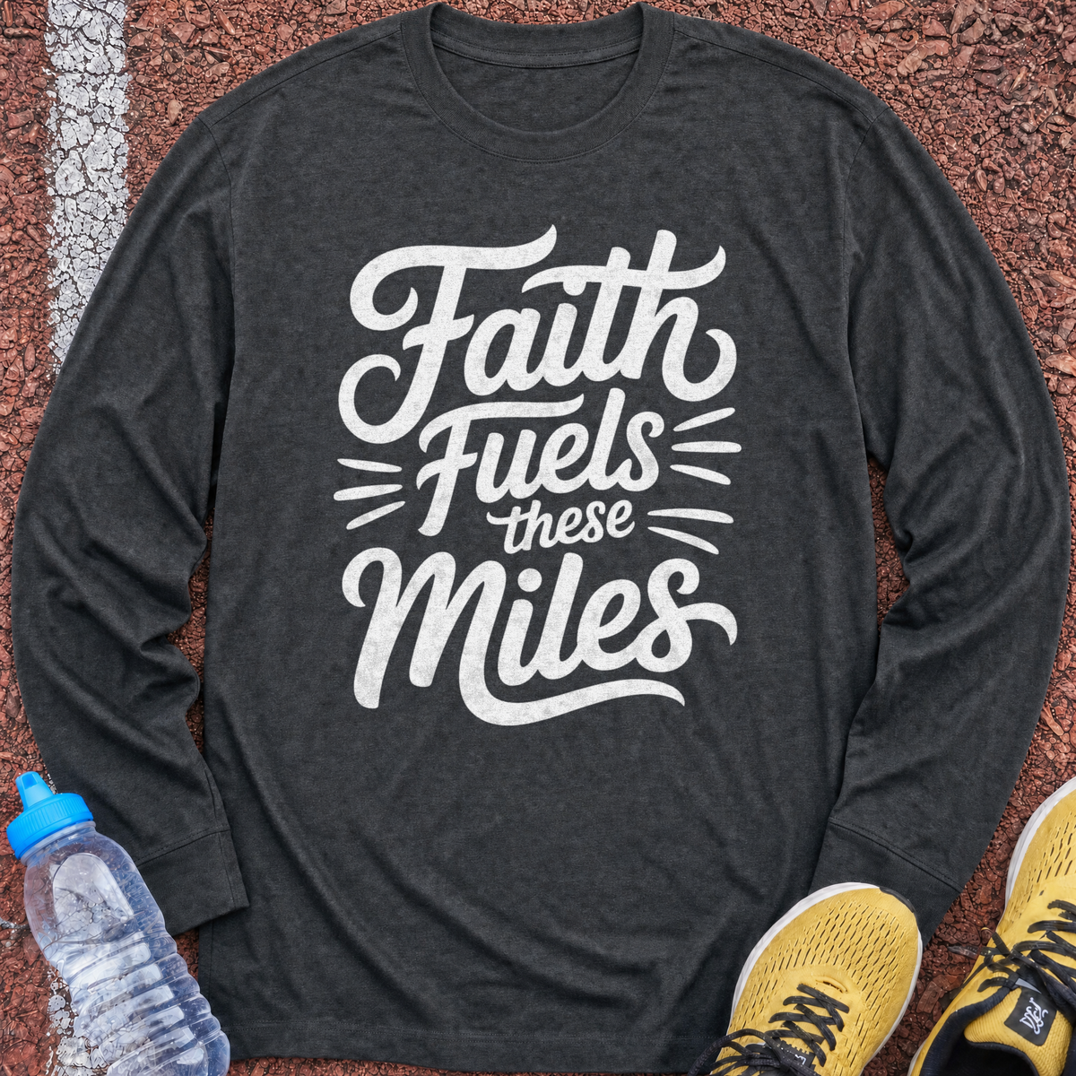 Faith Fuels Long Sleeve - Dark Heather
