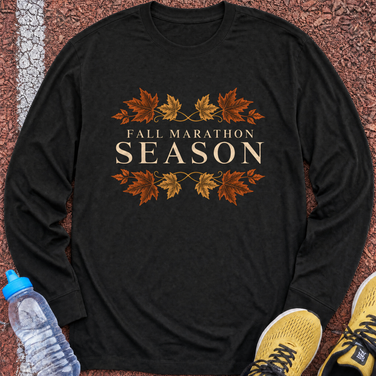 Fall Marathon Season Long Sleeve - Black