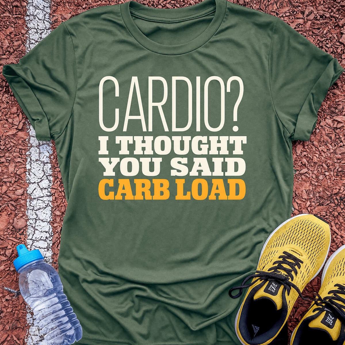 Carb Load T-Shirt - Military Green