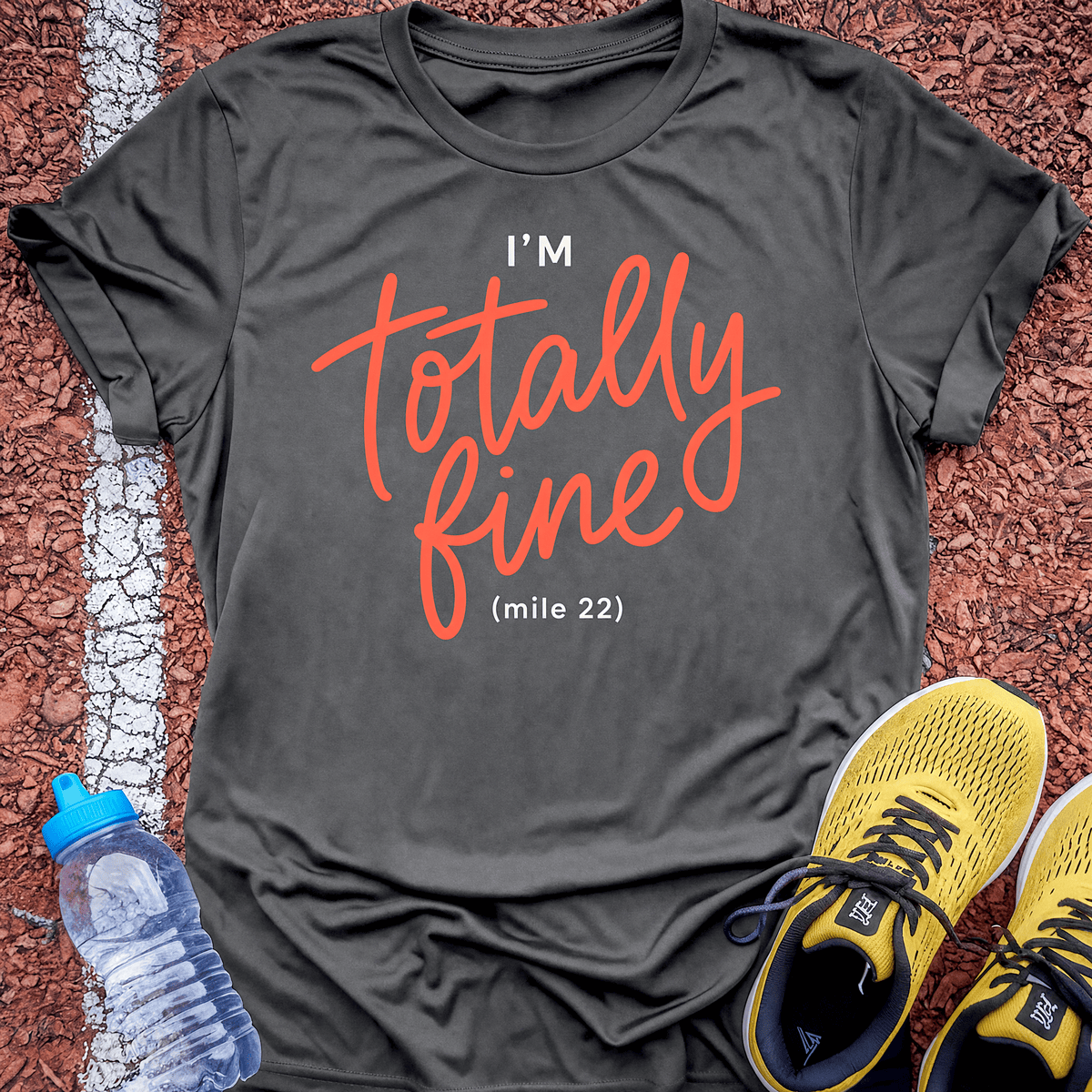 Totally Fine T-Shirt - Charcoal