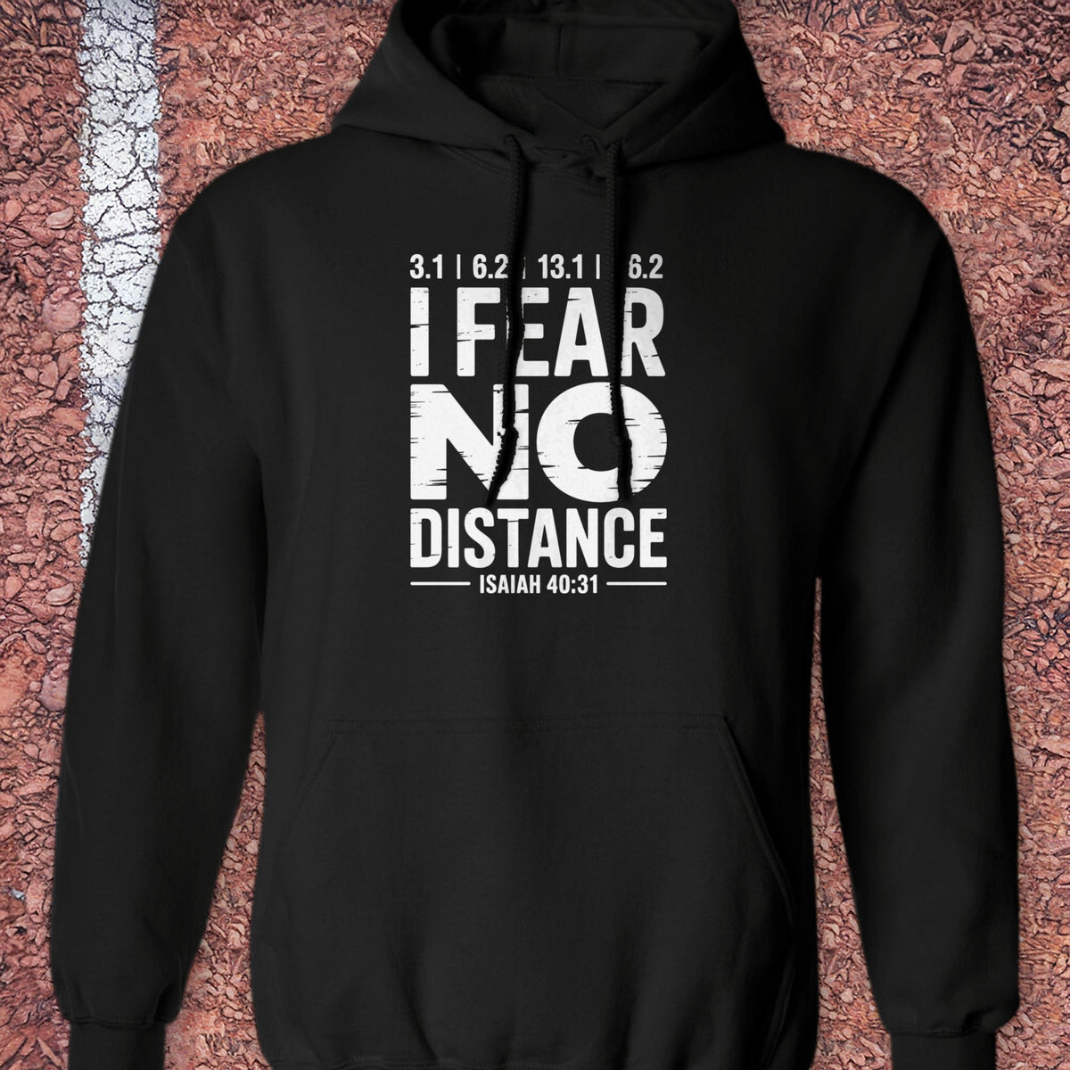 Fear no Distance Hoodie - Black