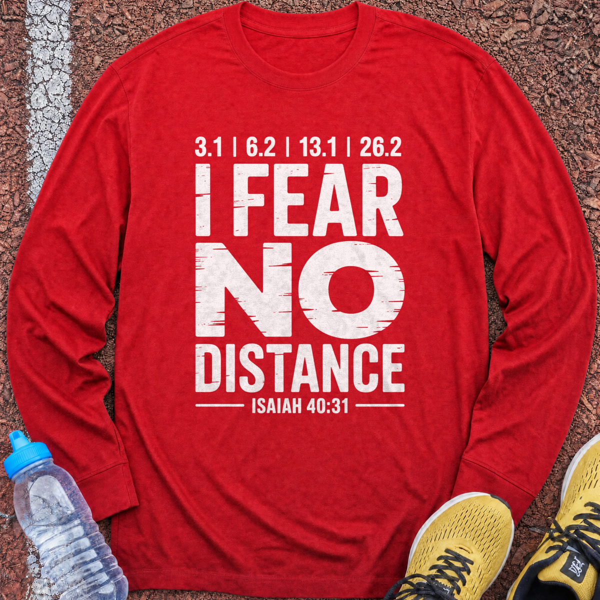 Fear no Distance Long Sleeve - Red