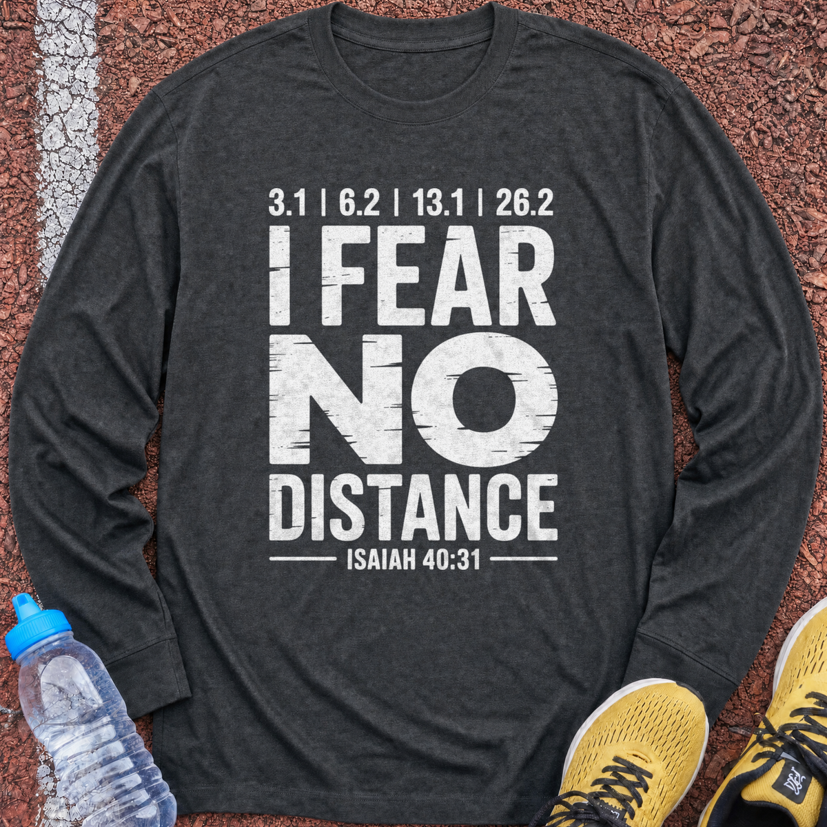 Fear no Distance Long Sleeve - Dark Heather