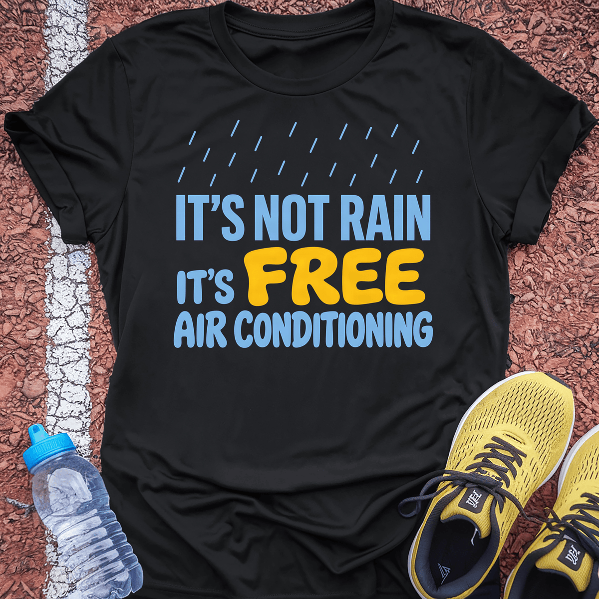 Free Air Conditioning T-Shirt - Black