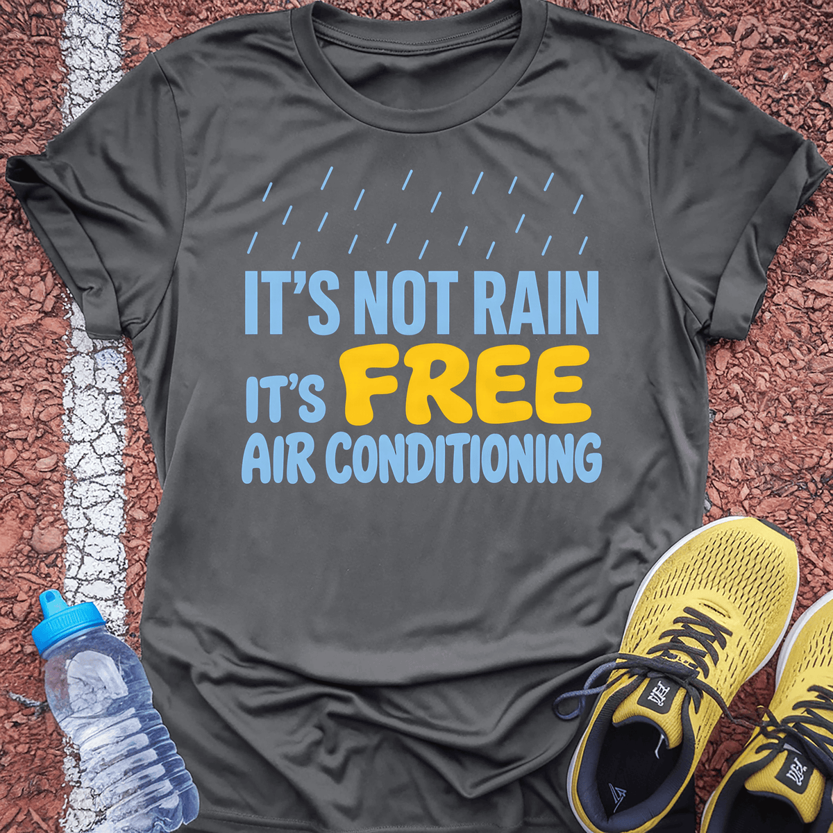 Free Air Conditioning T-Shirt - Charcoal
