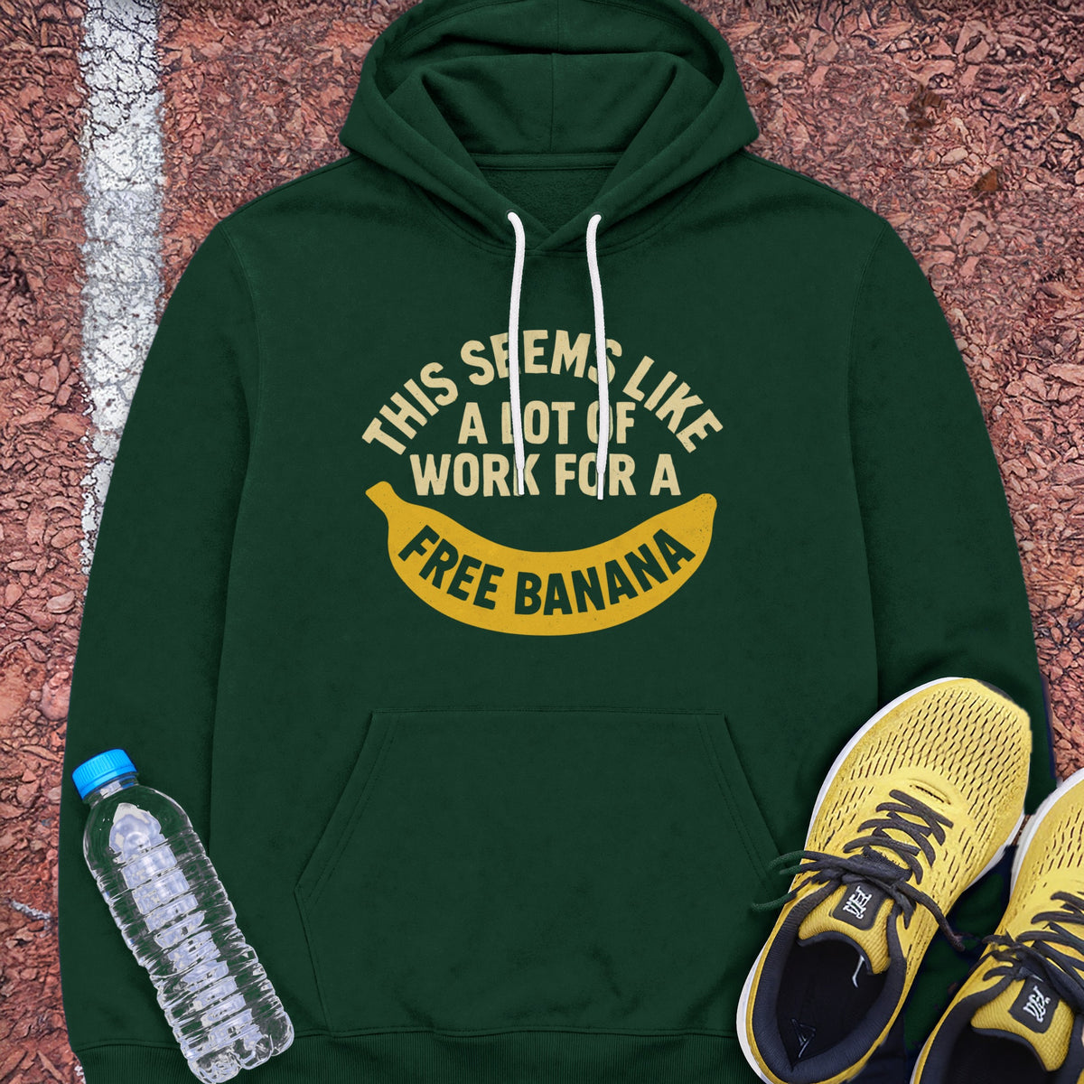 Free Banana Hoodie - Forest Green