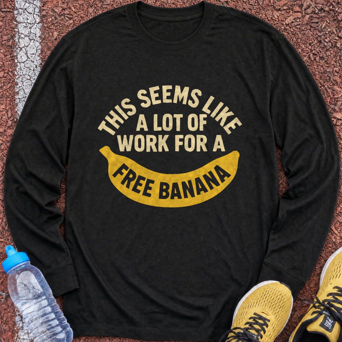 Free Banana Long Sleeve - Black