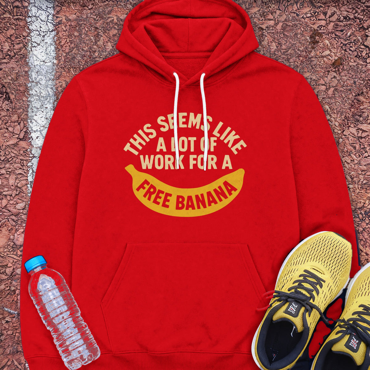 Free Banana Hoodie - Red