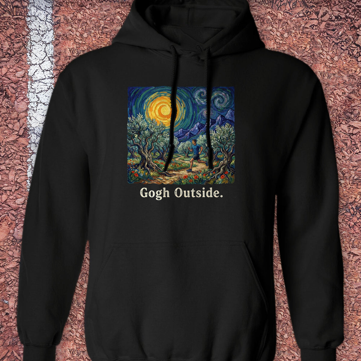 Gogh Outside Hoodie - Black