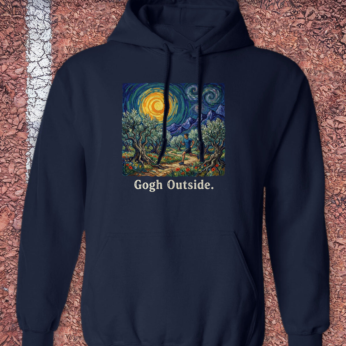 Gogh Outside Hoodie - Navy