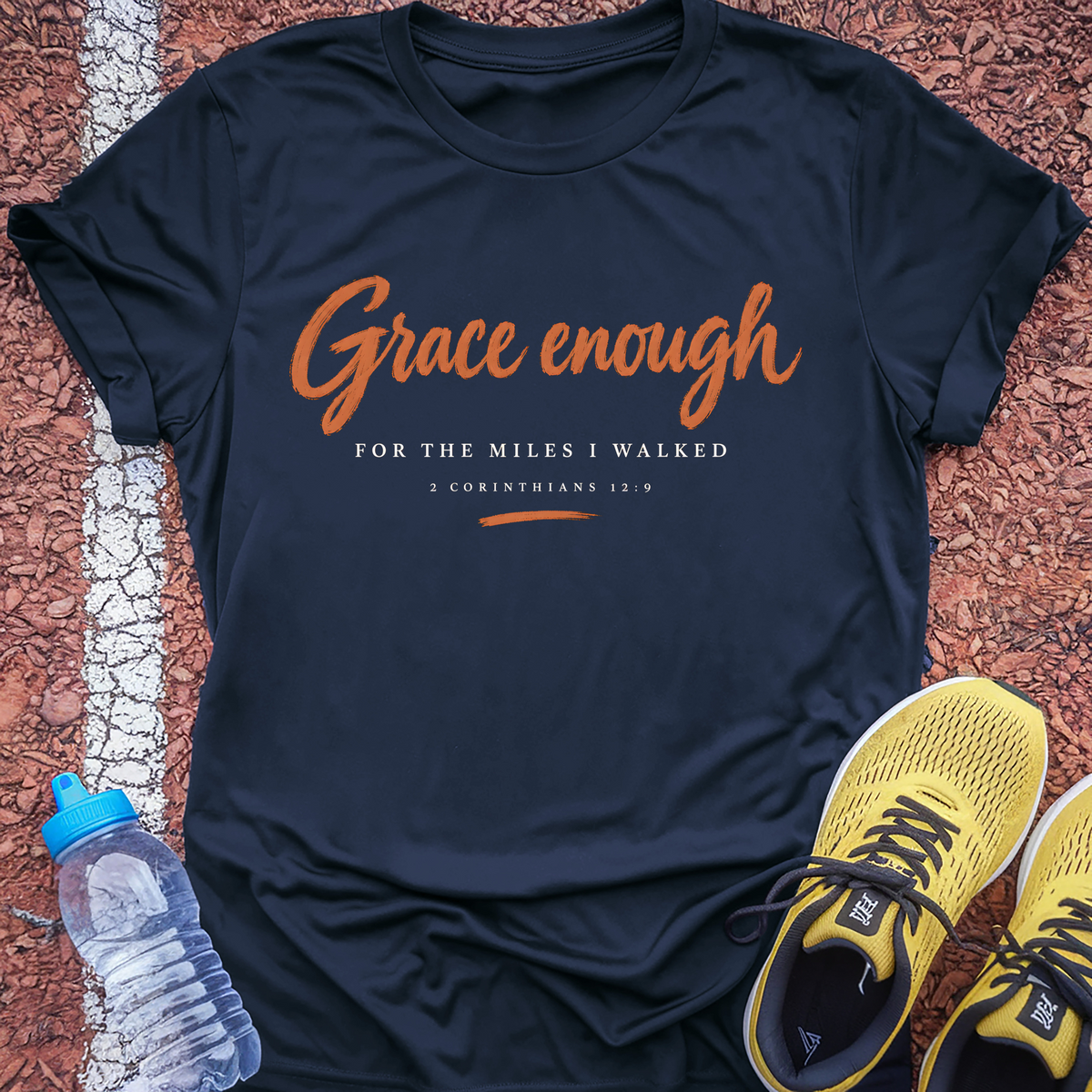 Grace Enough T-Shirt - Navy