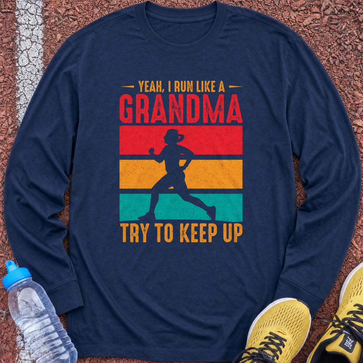 Grandma Long Sleeve - Navy