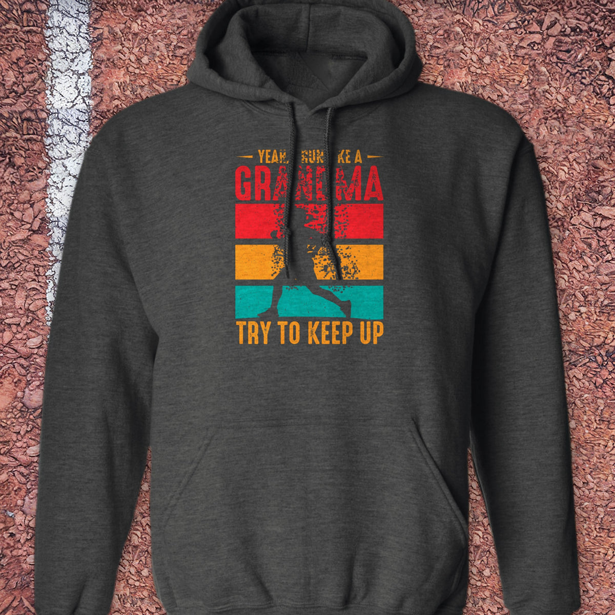 Grandma Hoodie - Dark Heather