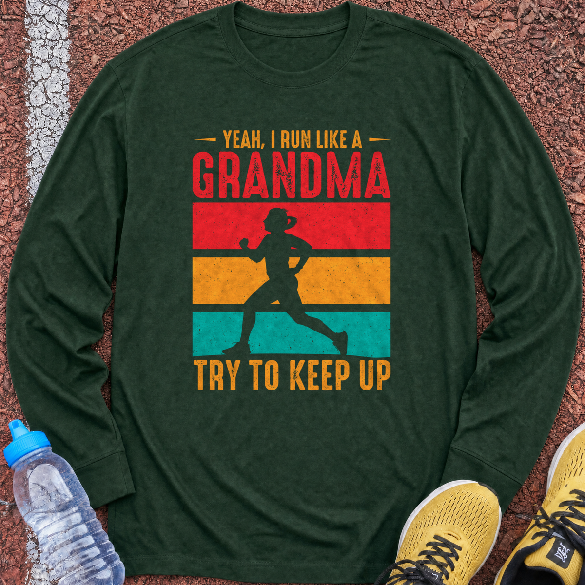 Grandma Long Sleeve - Forest Green