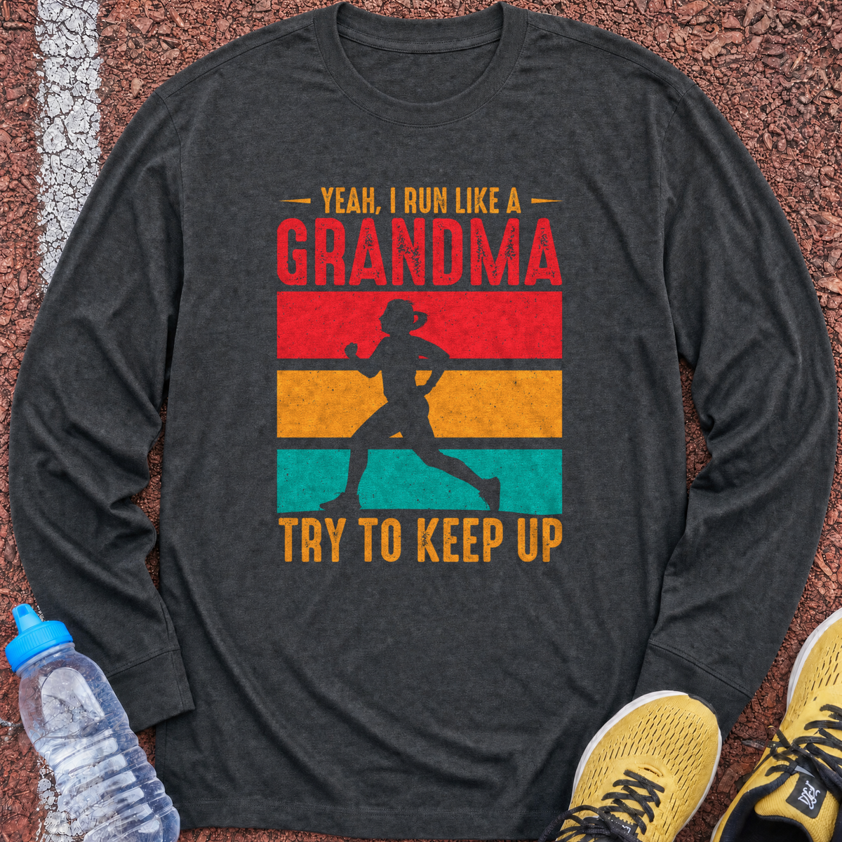 Grandma Long Sleeve - Dark Heather