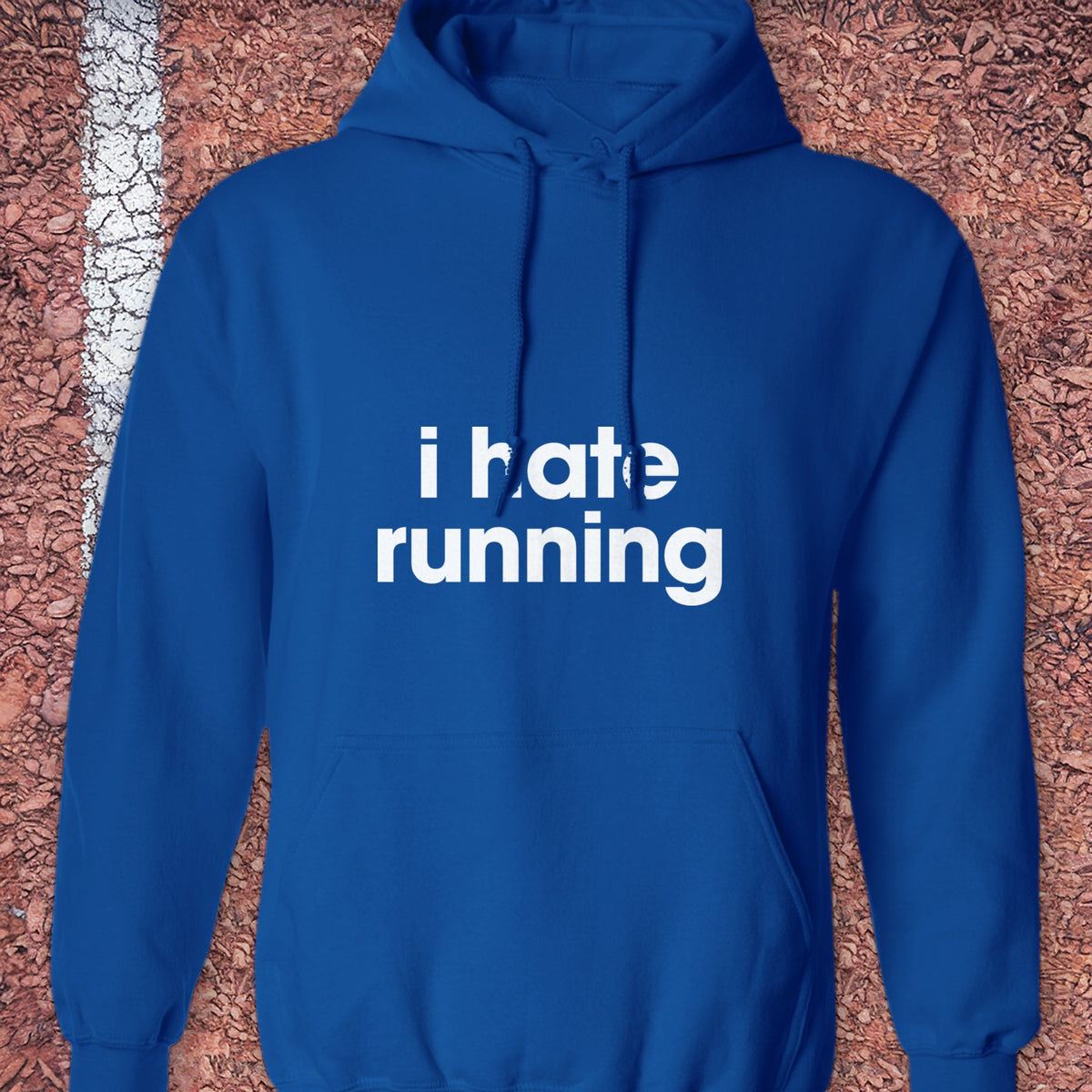 Hate Running Hoodie - Royal
