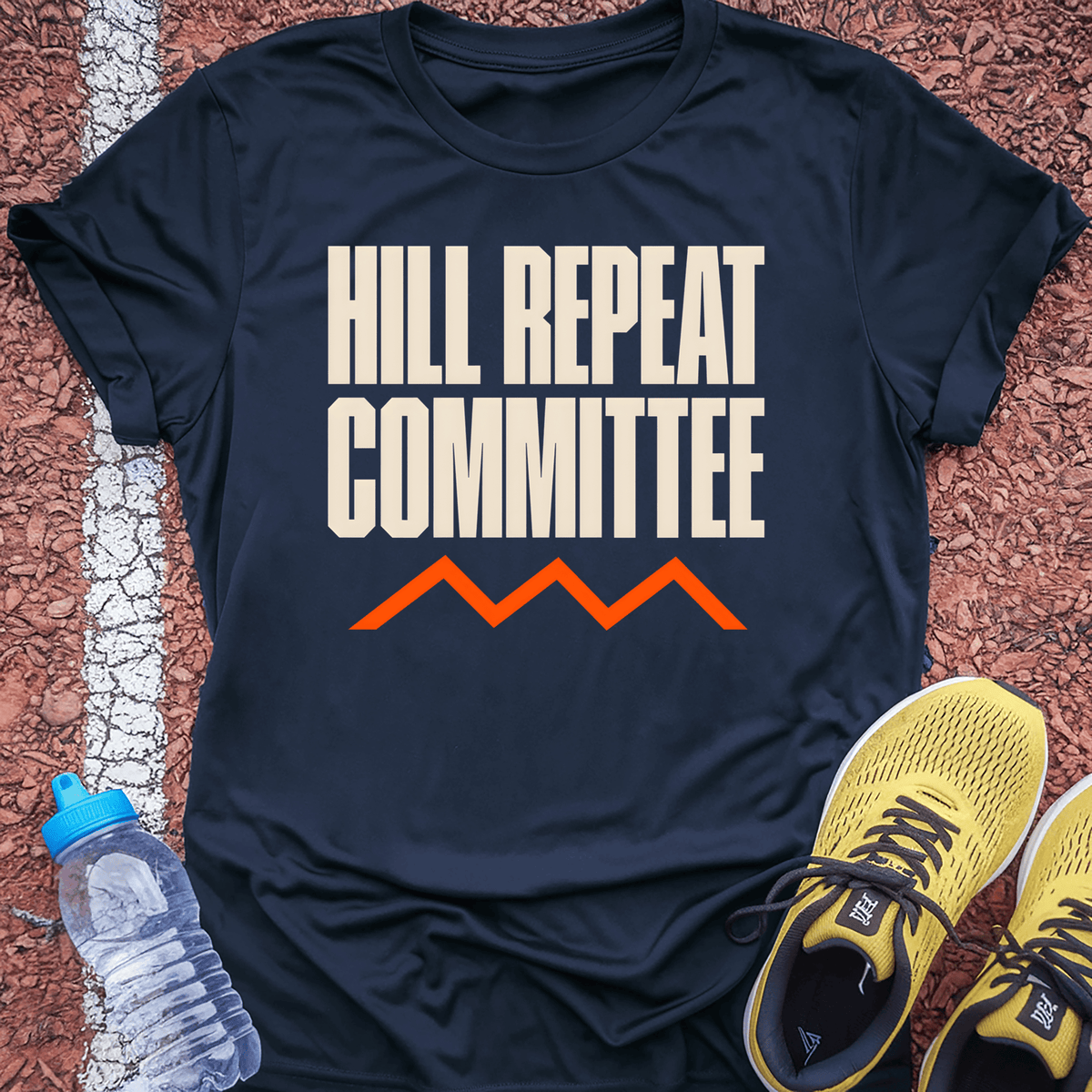 Hill Repeat Committee T-Shirt - Navy