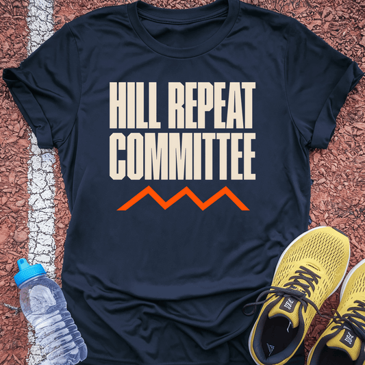 Hill Repeat Committee T-Shirt - Navy