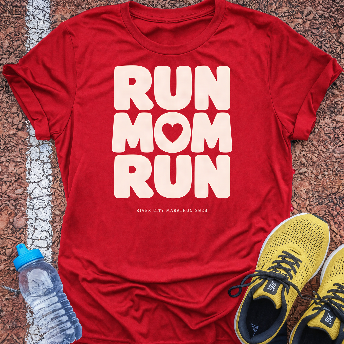 Run Mom Run - Red