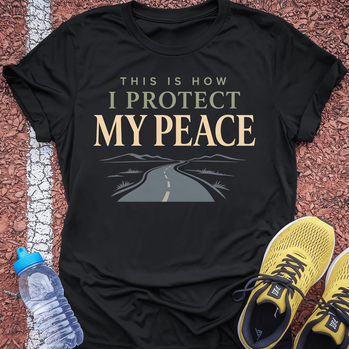 How I Protect My Peace T-Shirt - Black