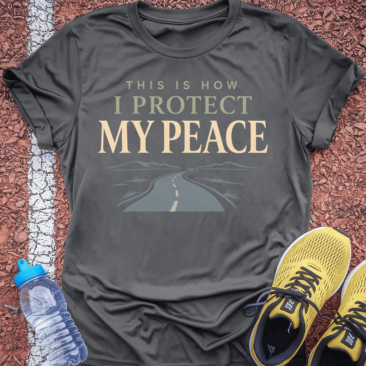 How I Protect My Peace T-Shirt - Charcoal