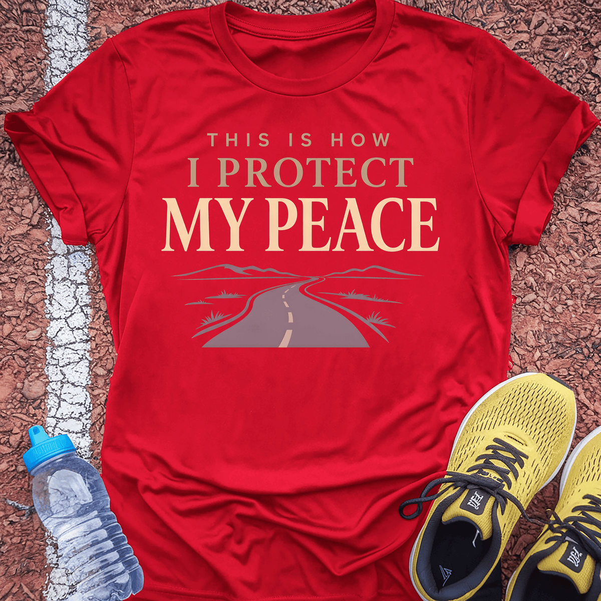 How I Protect My Peace T-Shirt - Red