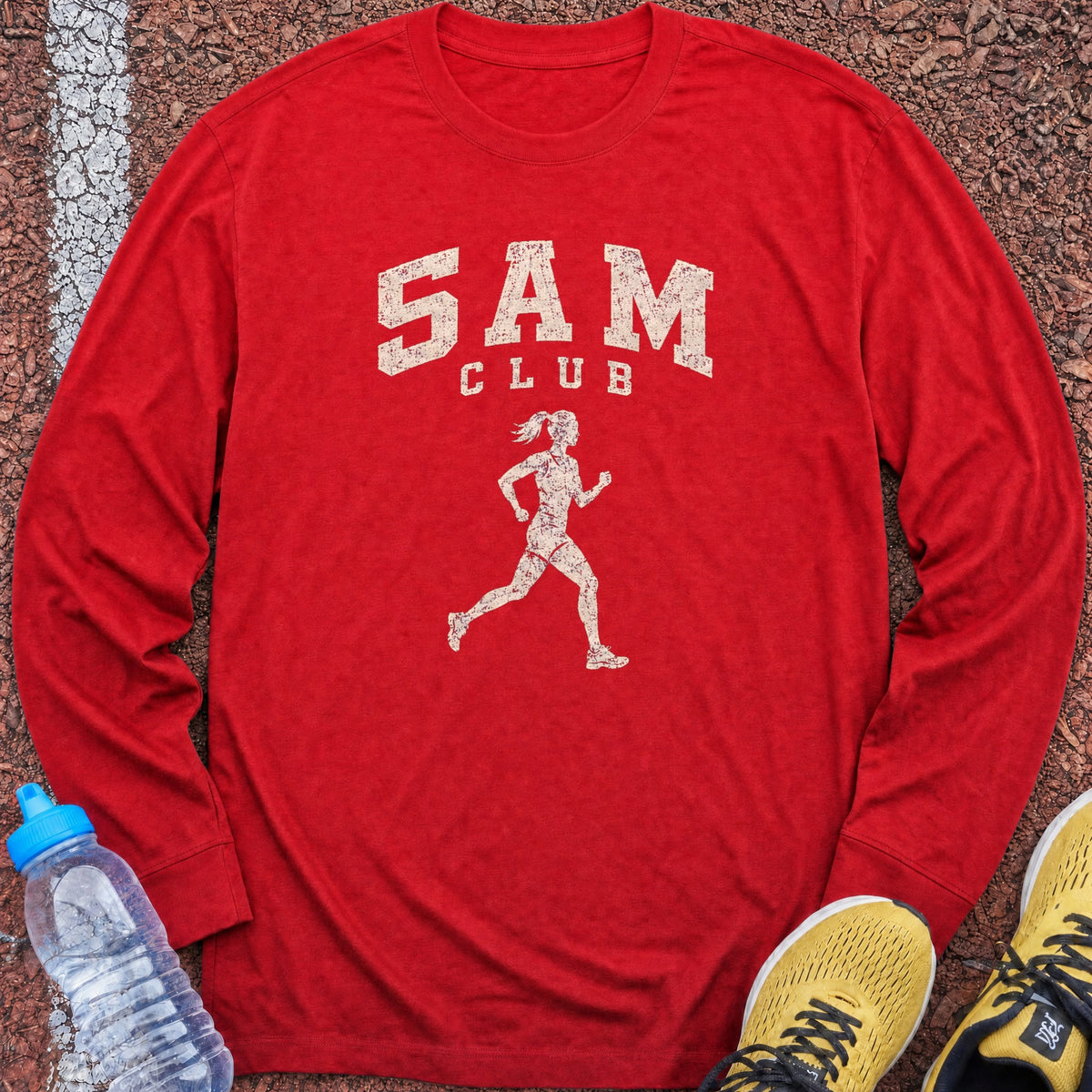 5AM Varsity Long Sleeve - Red