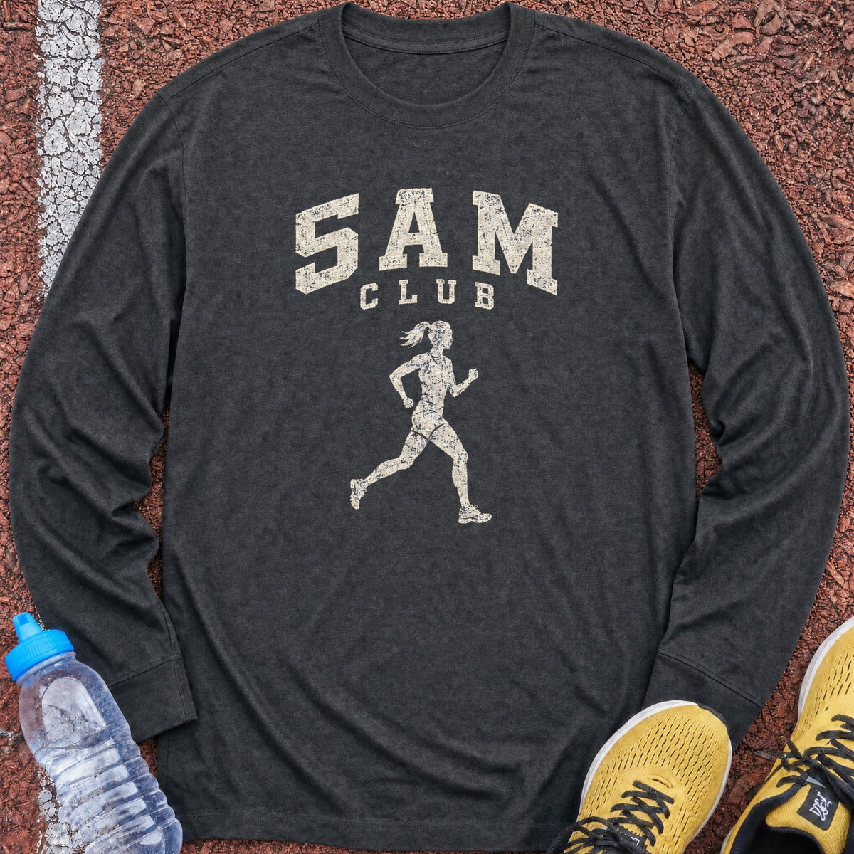 5AM Varsity Long Sleeve - Dark Heather